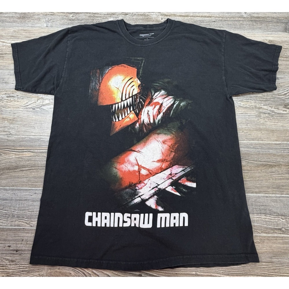 Chainsaw Man Makima Anime Mens XL Black Shirt Hot Topic Crunchyroll  Graphic Tee